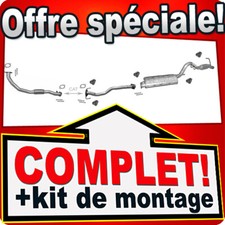 Ligne pot d'échappement pour Mitsubishi L200 2.5 TD 4x4 Pick-Up mit KAT 01-2006