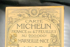 Michelin 1900 - Carte routière N°45 - Marseille - Nice