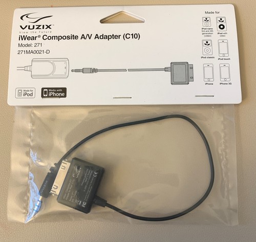 Vuzix iwear composite v - iwear, a/v