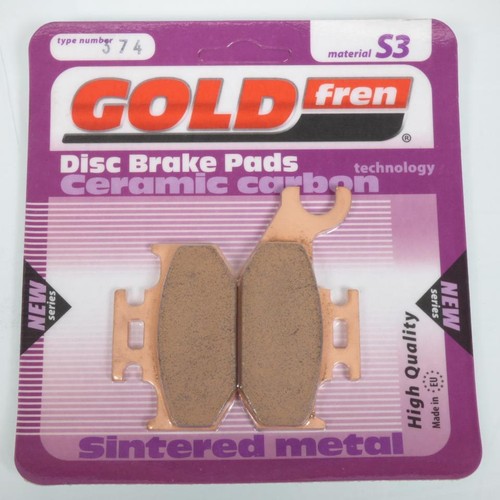 Plaquette frein gold - de,