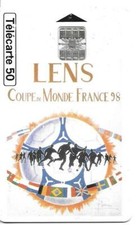 RARE / CARTE TELEPHONIQUE - FOOT FOOTBALL FRANCE 98 COUPE DU MONDE / PHONECARD