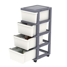 Tour de Rangement, Tiroirs de Rangement en Plastique, Caisson de Bureau sur R...