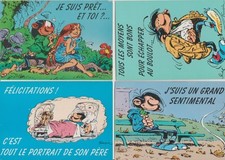 Gaston Lagaffe Lot de 23 Cartes Postales Postcard Postkarte - Madcjay
