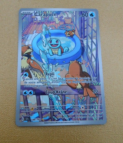 Pokemon carte carapuce 148 - pokemon,