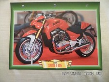CARTE FICHE MOTO SACHS B 805