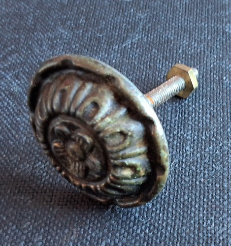 Ancien bouton métal pour - bouton,