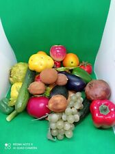 28 fruits Et Légumes factices pour décoration - Vintage 