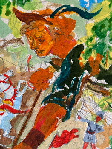 Aquarelle jean terles - aquarelle,