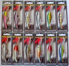 Matzuo Bobine Crank7,60 Cm. Wobbler,Leurres,Poisson-Chat,Brochet,Sandre,Sandre