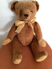 Bel Ancien OURS PINTEL en MOHAIR Brun - 50 cm - Années 1920