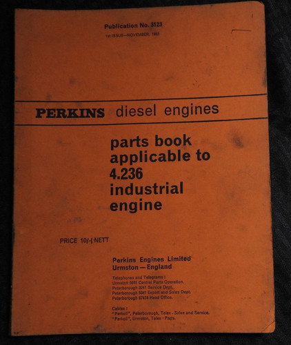 Original 1963 perkins 236 - original, 4.236