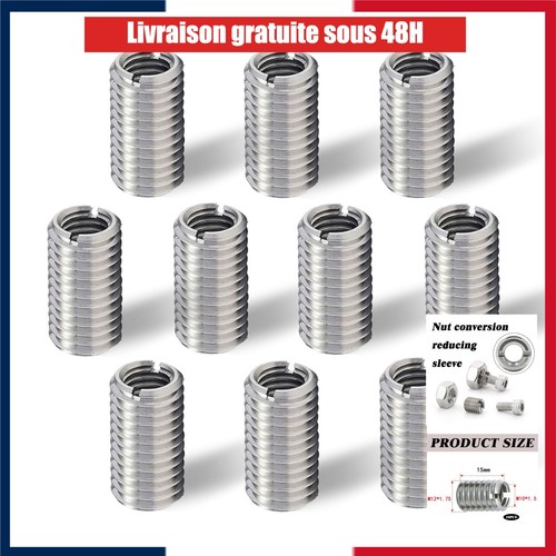 Inserts filetés m12 vers m10 - inserts,