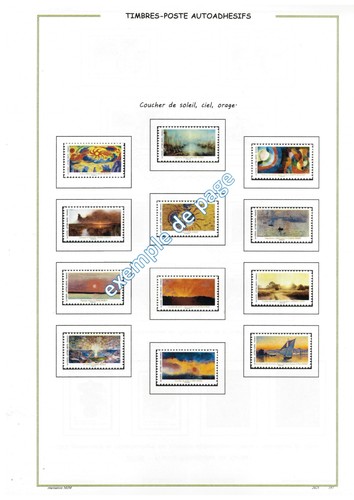 Album timbres imprimer - album, à