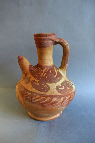 Pichet biberon ancien terre - en,