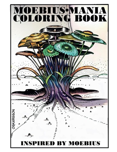 Moebius mania coloring book - moebius,