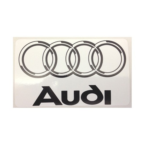 Audi sticker vinyle laminé - sticker,