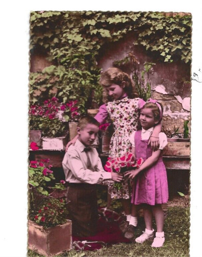 Ancienne carte postale photo