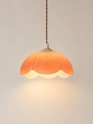 Vintage glass shade pink - shade,