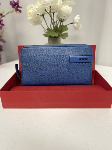 Ferrari genuine leather zip - leather,