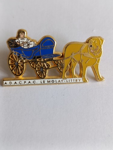 Pin chien traîneau - de,