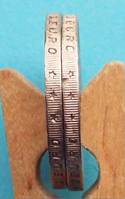 2 PIECES DE MONNAIE 2 EUROS 2002 AUTRICHE GRANDES ET  PETITES ETOILES