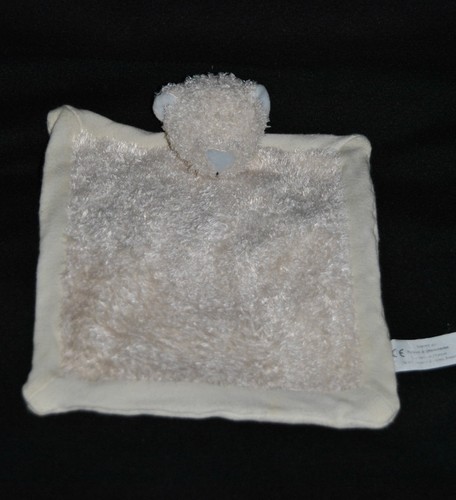 Doudou plat ours - plat, beige