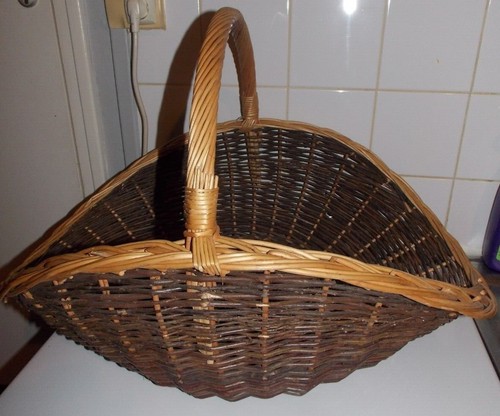 Panier bûche osier - bûche, en