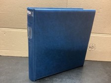 Lindner Reliure à Anneaux (18 Anneaux) 1 Fois Utilisé Vide Bleue