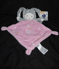 🐰Doudou plat lapin rose