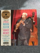 45T EP de Sidney Bechet avec son centreur