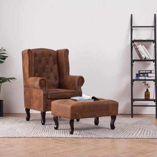 Fauteuil repose pied cuir - repose-pied,