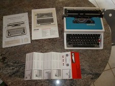 MACHINE A ECRIRE OLIVETTI UNDERWOOD 315 avec valise et notices TBE