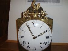 ancien mouvement comtoise coq orologio old clock uhr reloj