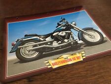 Fiche moto passion Harley Davidson 1340 Fat boy 1989 collection Atlas USA