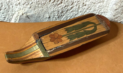 Tabatiere marqueterie de - marqueterie,