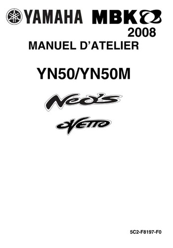 Manuel atelier yamaha neos - manuel,