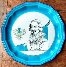 ASSIETTE EMAUX FAIENCERIE