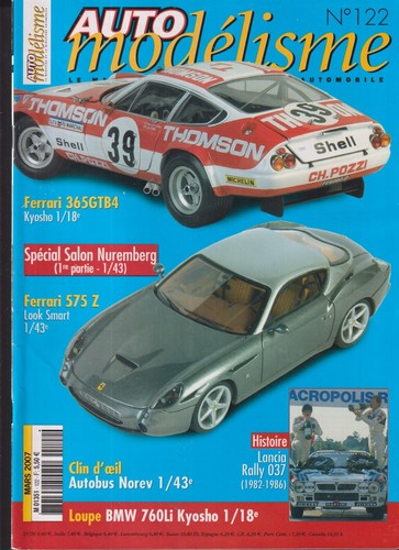 Auto modelisme 122 - n°122, ferrari