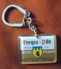 Porte-clés Key ring bourbon Bière Alsace Brasserie FREYSZ - PILS KOENIGSHOFFEN