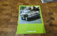 Catalogue brochure Prospectus Citroën AMI8 et Ami super berline et break 1975