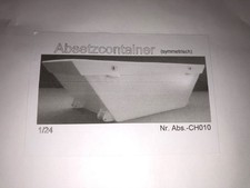 1/24 PIÈCES DE MAQUETTE POUR CAMION POLYBENNE NEUVE