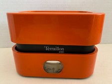 BALANCE MENAGERE TERRAILLON 4KG DESIGN MARCO ZANUSO - SPACE AGE - VINTAGE ORANGE