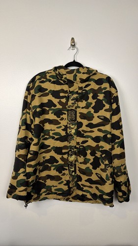 Bape 1st camo yellow spellout - camo,