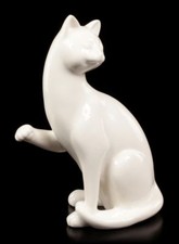 Porcelaine Chats Figurine