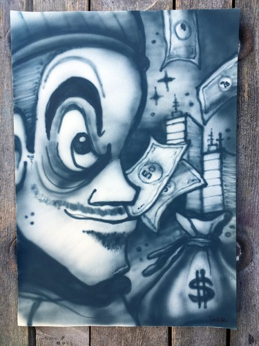 Peinture signée tableau - -,