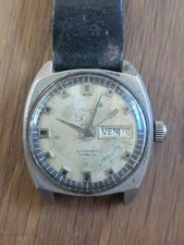 Laica Automatic Incabloc Montre Bracelet Homme Jour Et Date À Réviser P2711