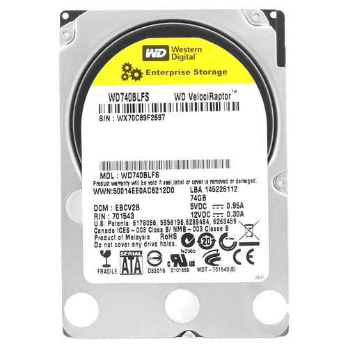 Disque dur 74gb wd740blfs - wd,