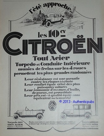 Publicite automobile citroen - publicite,
