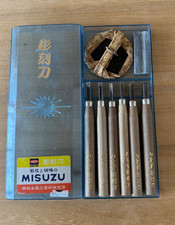 Lot de 6 ciseaux à bois