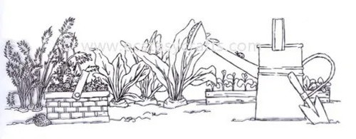 Tampons marianne design - marianne, jardin